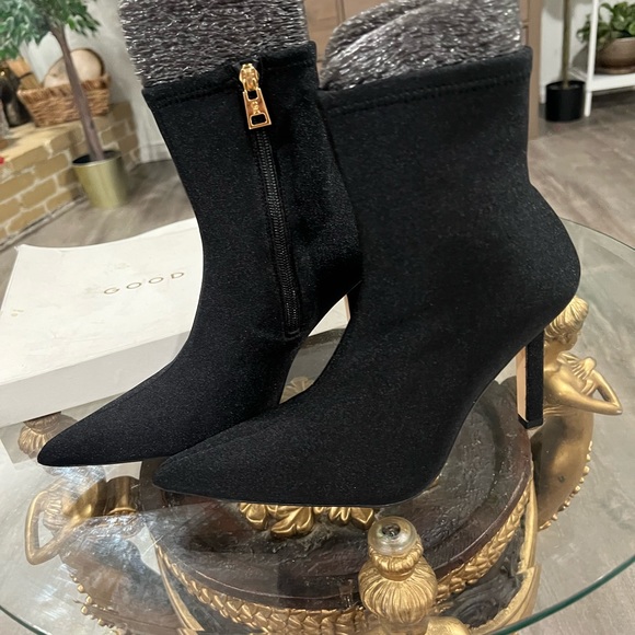 SOLD💐 GOOD AMERICAN ankle shine boots ✨ - Picture 6 of 9